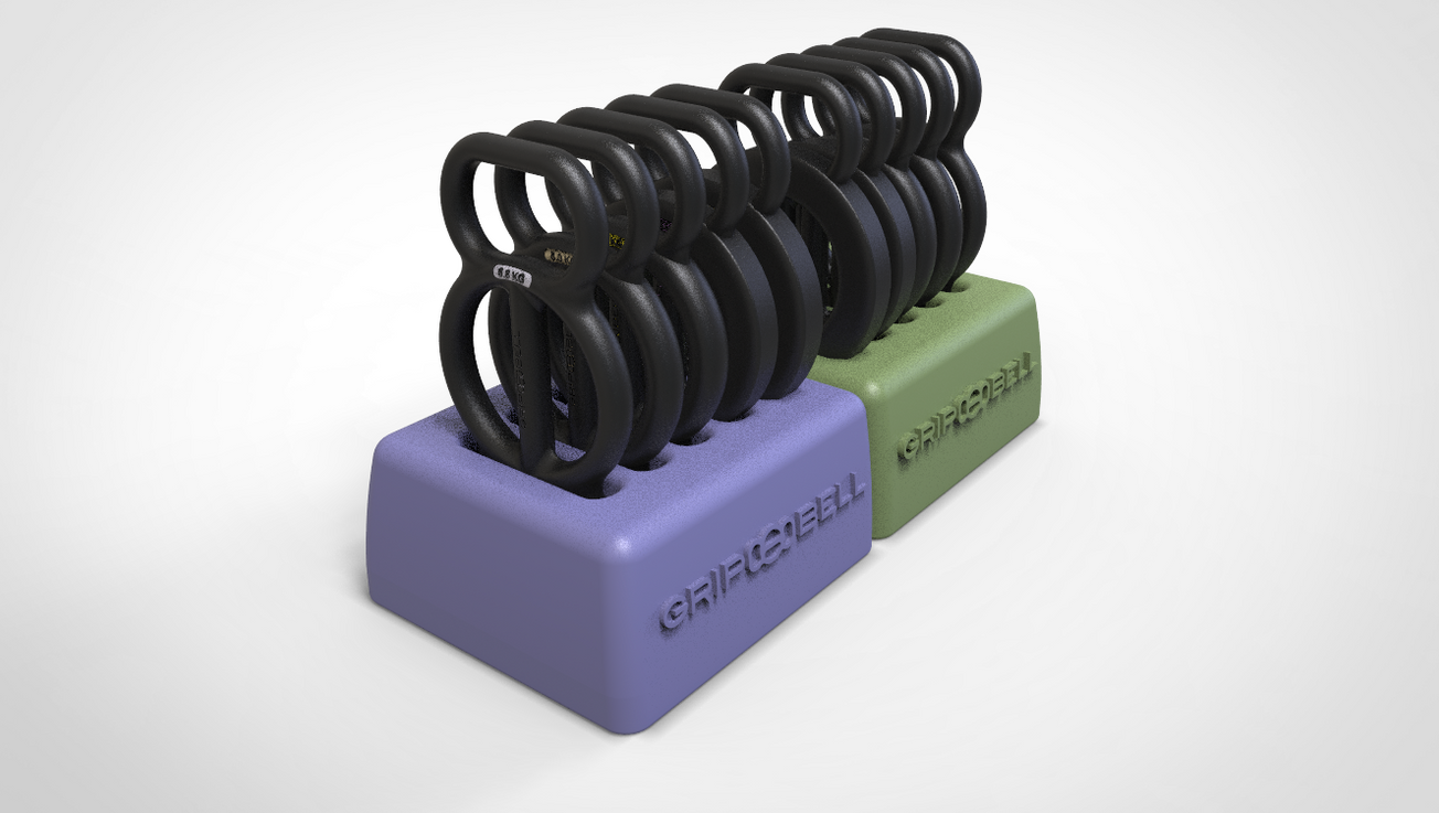 11 Piece GRIPBELL® (15-40 lbs)+ Rack
